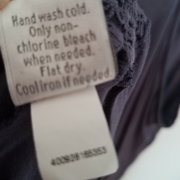 Lauren Conrad Lace Front Overlay Racerback Tank L - Picture 6 of 7